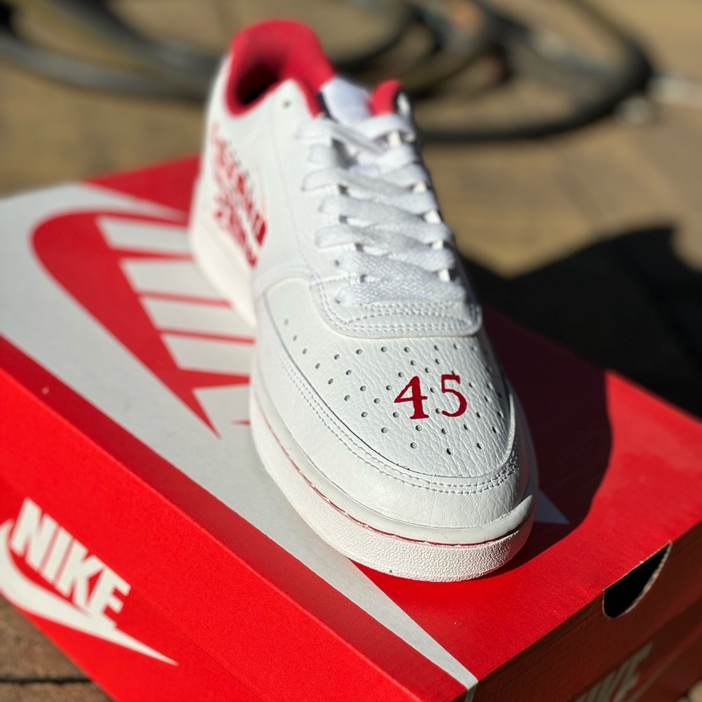 For all my MAGA fans, this one is for you!! Custom President Trump 2024 Sneakers - Picture 4 of 9